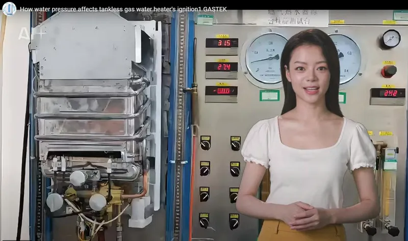 Hur påverkar vattentrycket tanklös gasvattenberedares tändning?